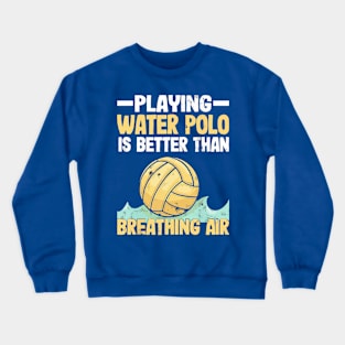 water polo player Crewneck Sweatshirt